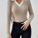 Johnny Collar Long Sleeve T-Shirt
