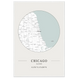 Chicago, Illinois Minimalist Map Poster