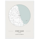 Chicago, Illinois Minimalist Map Poster