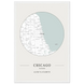 Chicago, Illinois Minimalist Map Poster