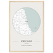 Chicago, Illinois Minimalist Map Poster