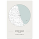 Chicago, Illinois Minimalist Map Poster