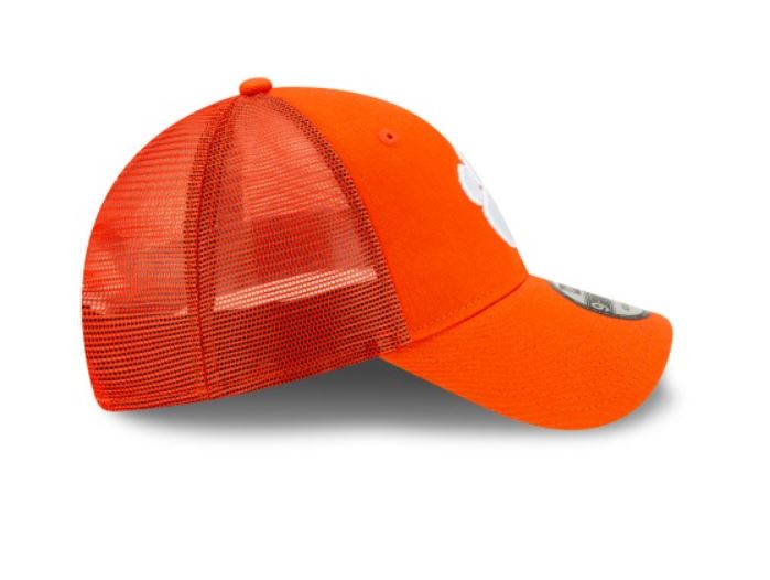 Clemson Tiger 9Forty Adjustable Orange Trucker Hat