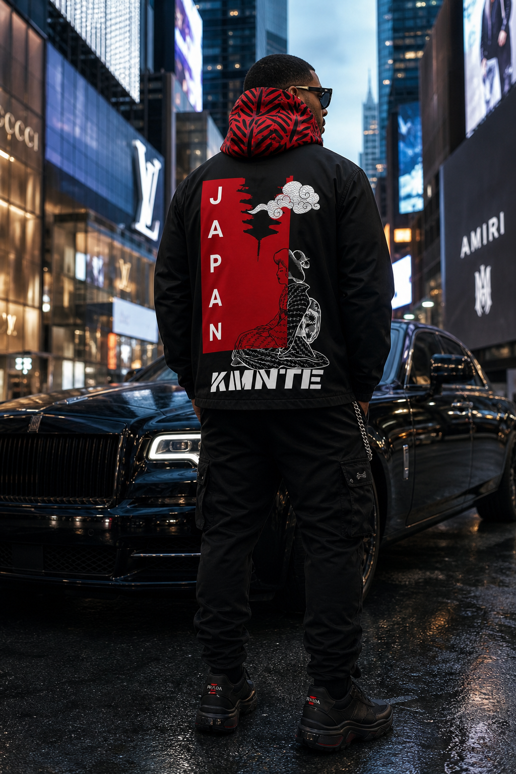 Kimante Japan Men’s Windbreaker Jacket