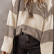 Color Block Round Neck Sweater