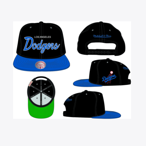 Los Angeles Dodgers - MLB Evergreen Script Snapback Hat