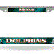Miami Dolphins - EZ View Chrome Frame