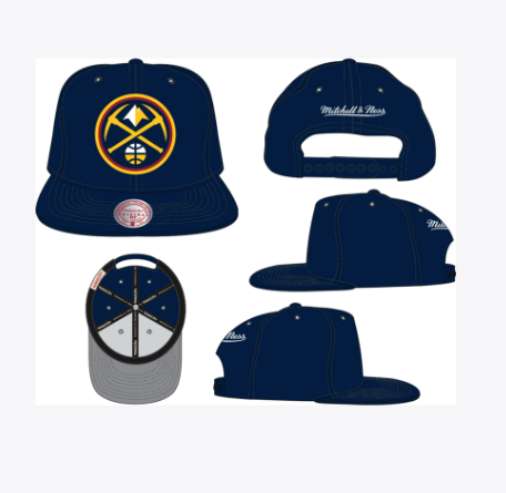 Denver Nuggets - NBA Top Spot Snapback Black Hat