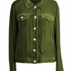 Button Up Long Sleeve Jacket with Chest Pockets