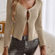 Devine Long Sleeve Cropped Cardigan