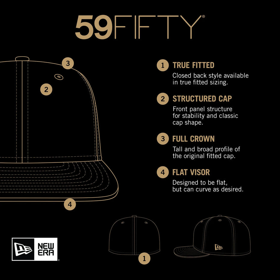 New York Mets - MLB 59Fifty Batting Practice Gray Snapback Hat, New Era