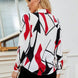 Printed Collared Neck Long Sleeve Shirt