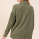 BOMBOM Checkered Button Down Dropped Shoulder Shacket