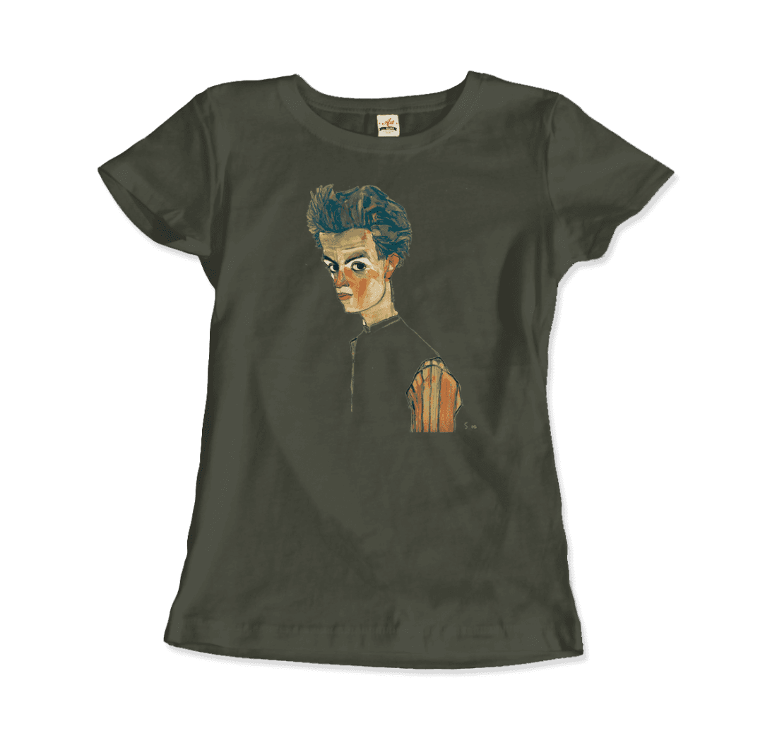 Egon Schiele Self-Portrait, Art T-Shirt