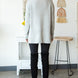 Side Slit Boat Neck Long Sleeve Sweater