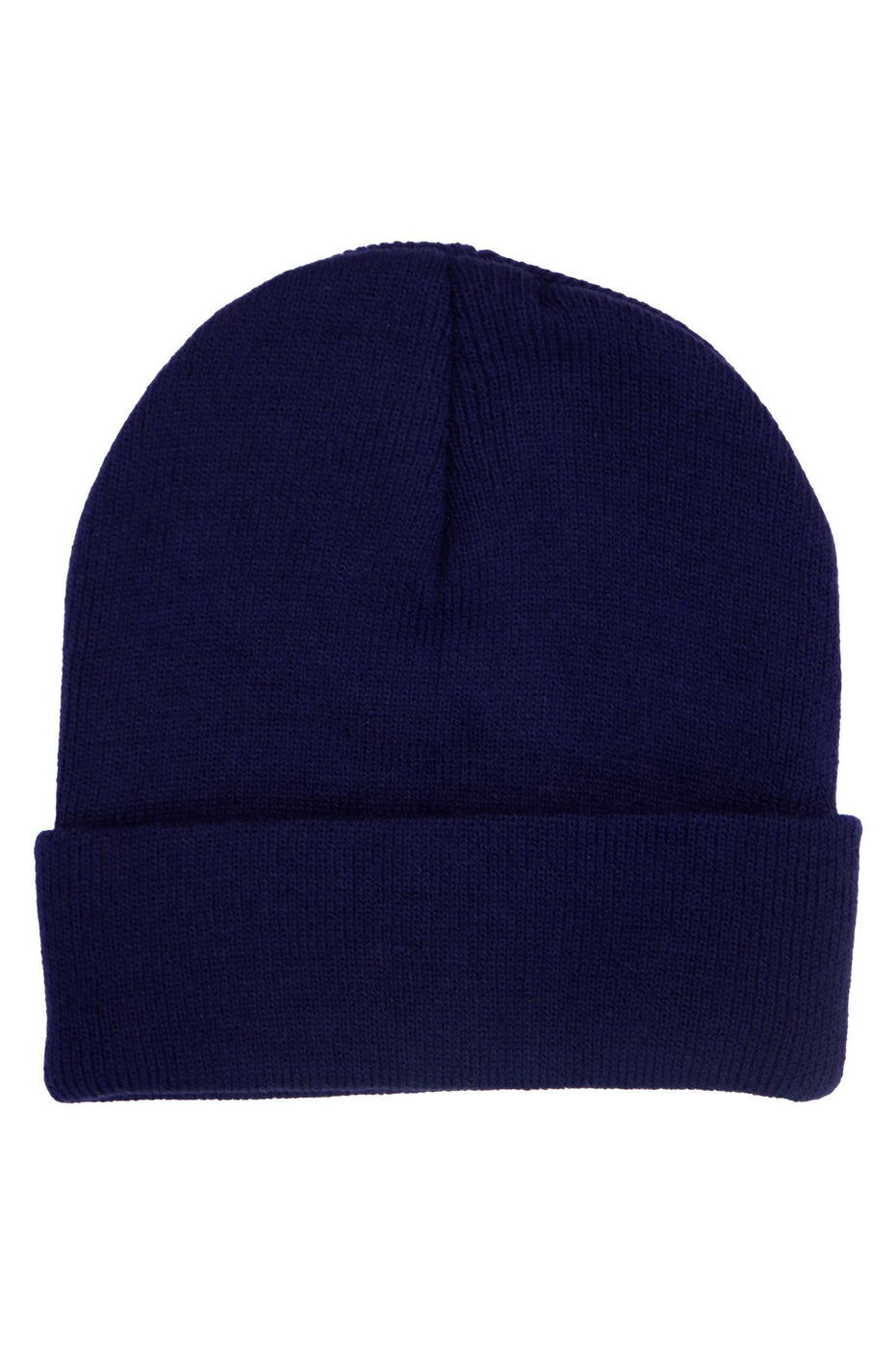 Adults Classic Solid Acrylic Cuffed Beanie
