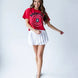 Ohio State Buckeyes - Sayler Star Heavyweight Crop Tee T-Shirt