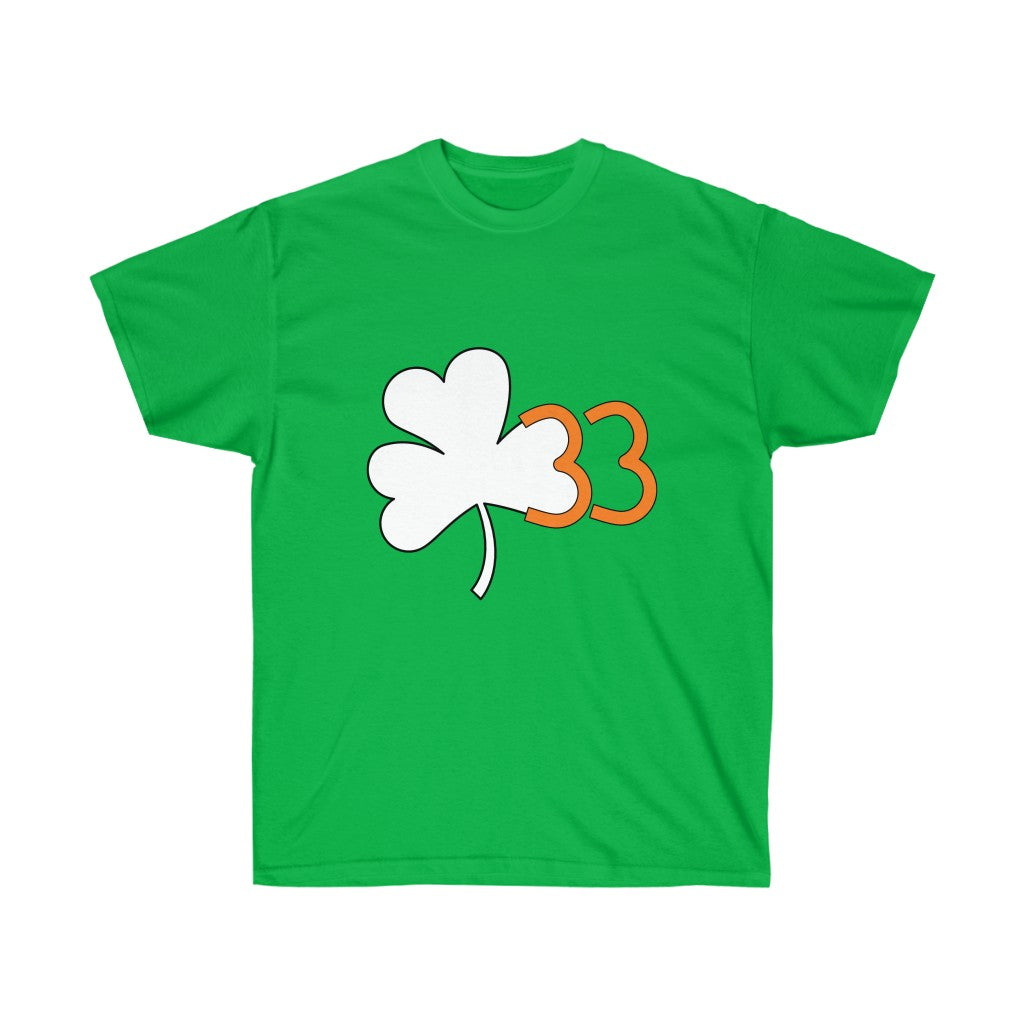 Ewing St. Patrick's Day Clover Tee (Irish Green) by Ewing Athletics