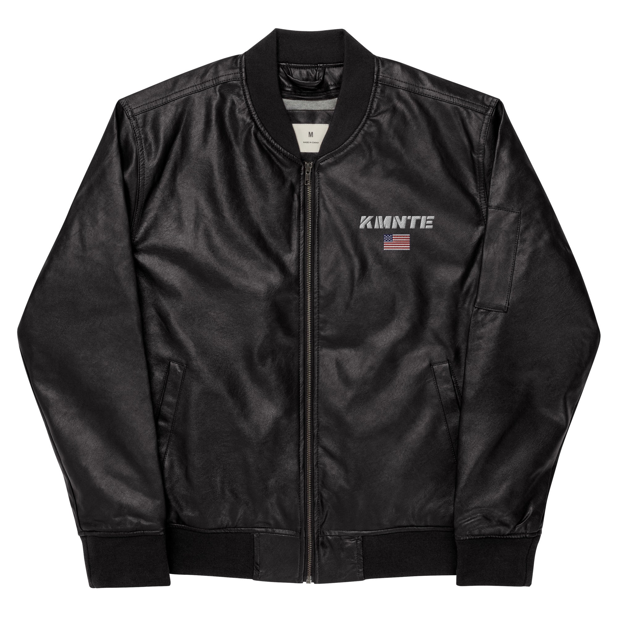 Kimante Leather Bomber Jacket