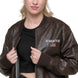 Kimante Leather Bomber Jacket