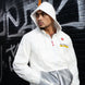 Happy Pockets Windbreaker Zip-Up Jacket (White)