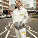 Happy Pockets Windbreaker Zip-Up Jacket (White)