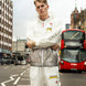 Happy Pockets Windbreaker Zip-Up Jacket (White)