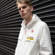 Happy Pockets Windbreaker Zip-Up Jacket (White)