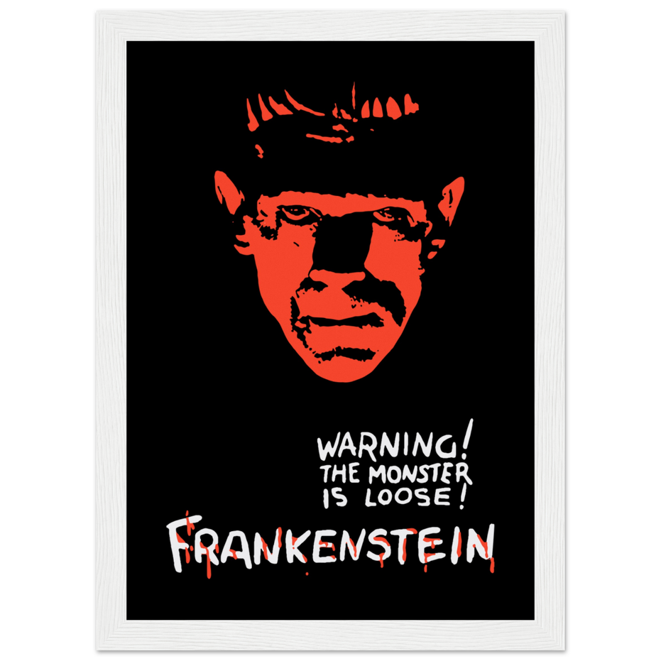 Frankenstein 30s Sci-Fi Horror Movie Poster
