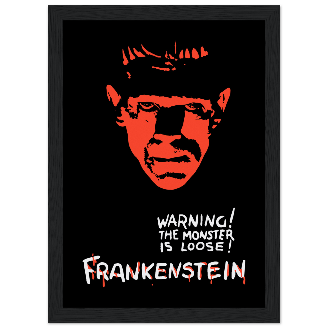 Frankenstein 30s Sci-Fi Horror Movie Poster