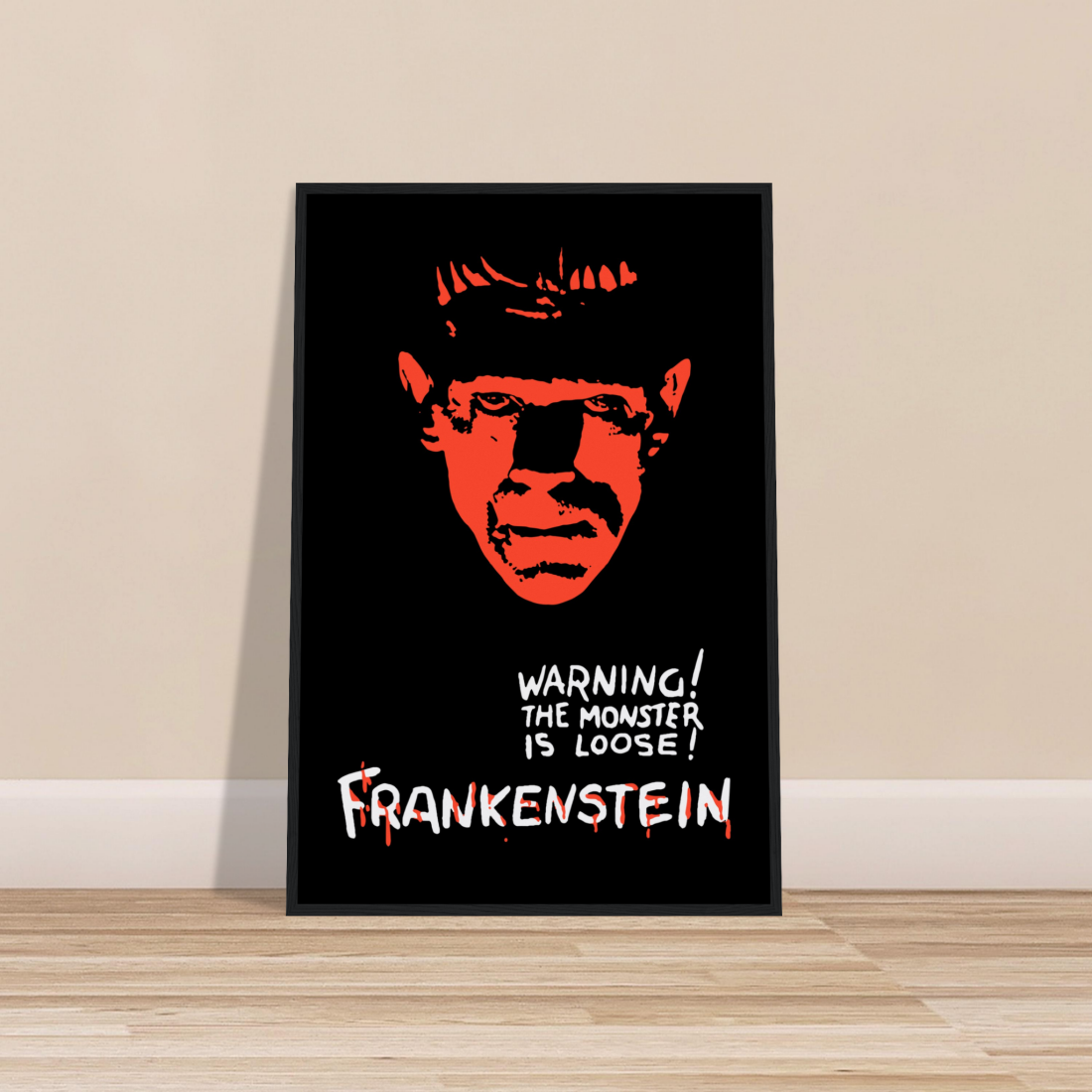 Frankenstein 30s Sci-Fi Horror Movie Poster