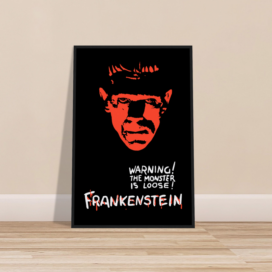 Frankenstein 30s Sci-Fi Horror Movie Poster