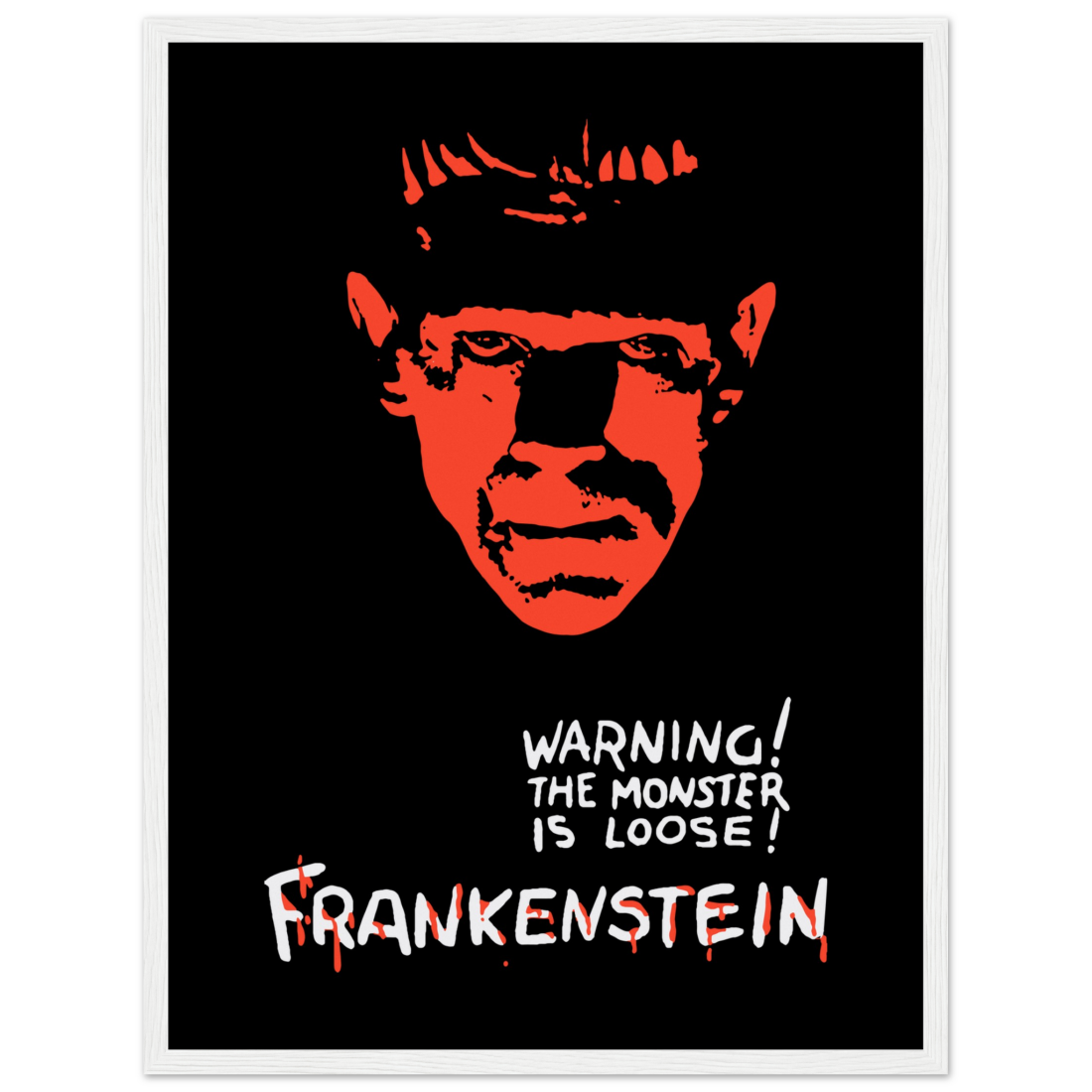 Frankenstein 30s Sci-Fi Horror Movie Poster