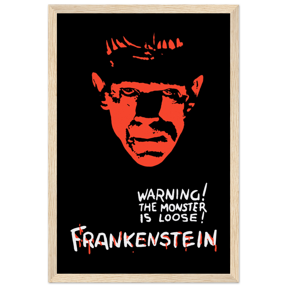 Frankenstein 30s Sci-Fi Horror Movie Poster
