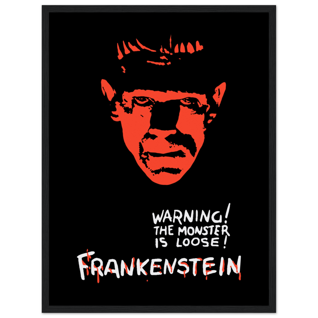 Frankenstein 30s Sci-Fi Horror Movie Poster