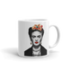 Frida Kahlo With Flowers Poster Artwork Mug