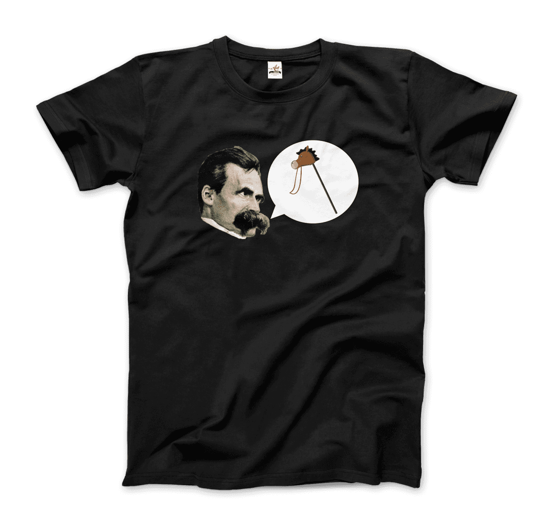 Friedrich Nietzche Turin Horse Comic Style T-Shirt