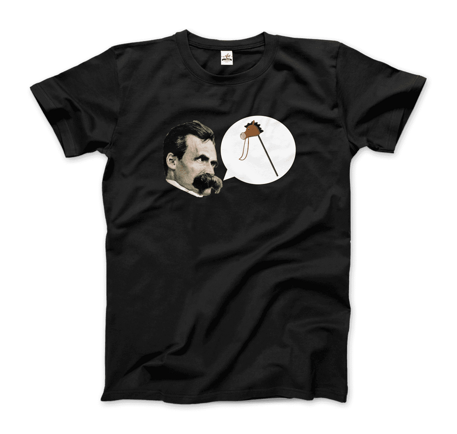 Friedrich Nietzche Turin Horse Comic Style T-Shirt