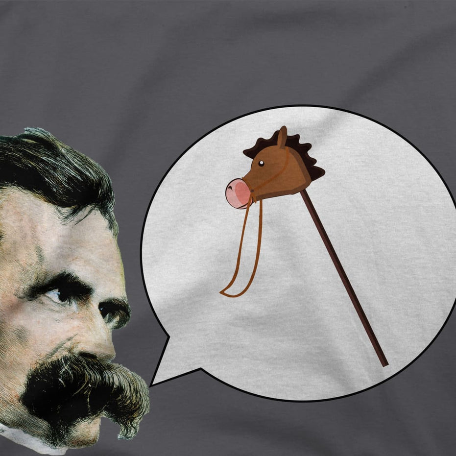 Friedrich Nietzche Turin Horse Comic Style T-Shirt