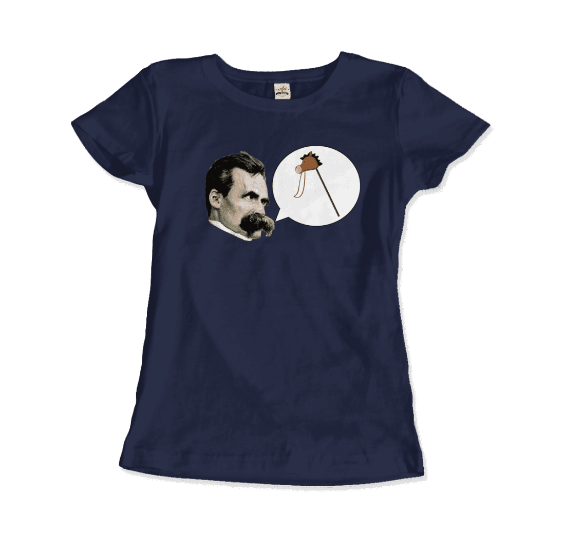 Friedrich Nietzche Turin Horse Comic Style T-Shirt