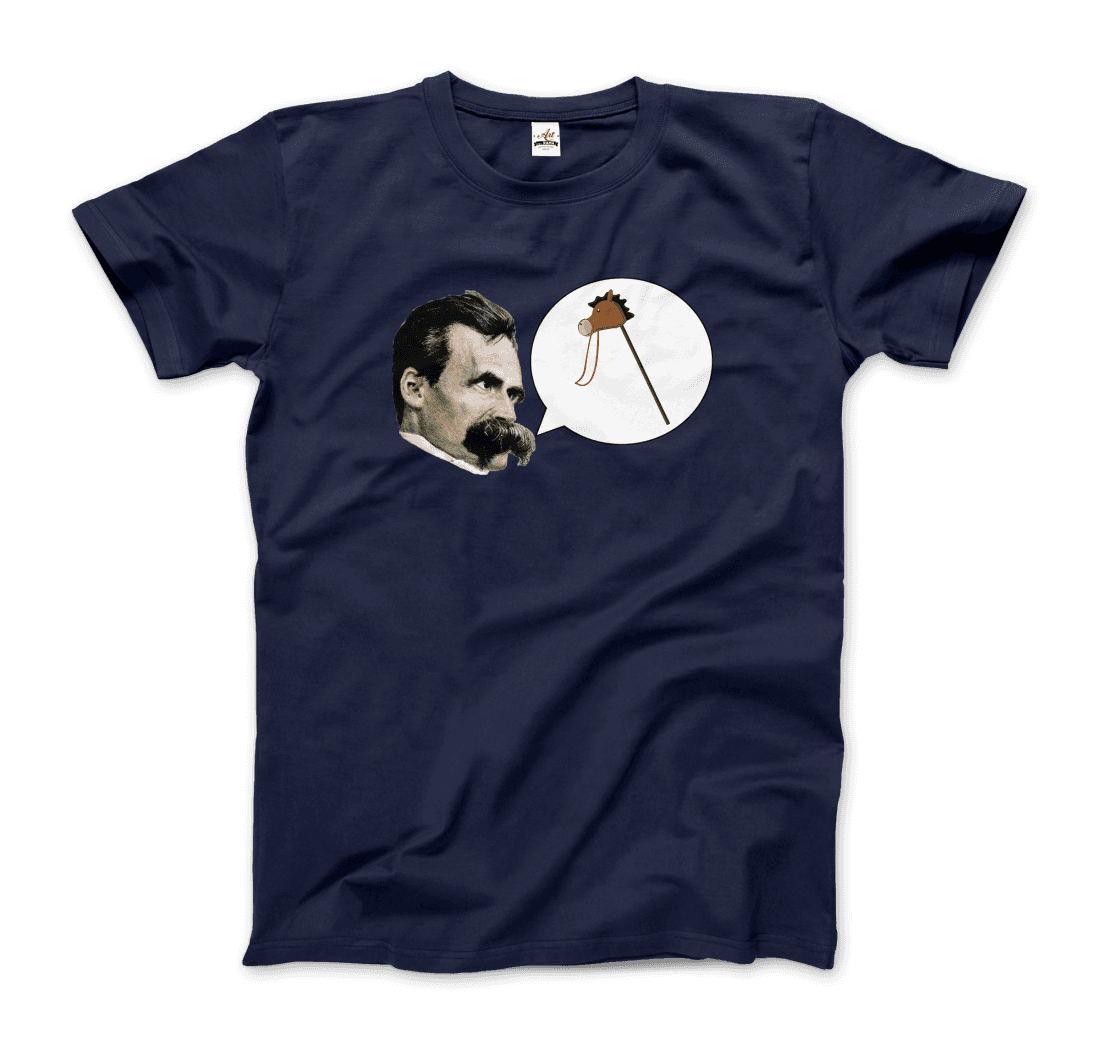 Friedrich Nietzche Turin Horse Comic Style T-Shirt