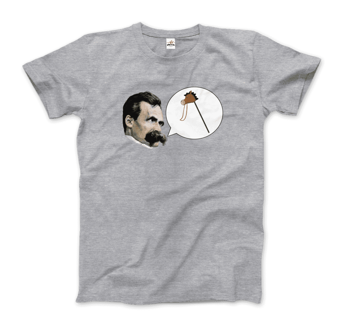 Friedrich Nietzche Turin Horse Comic Style T-Shirt