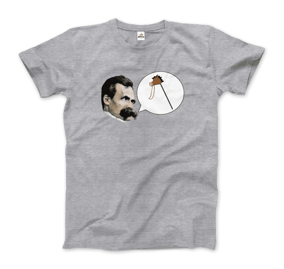 Friedrich Nietzche Turin Horse Comic Style T-Shirt