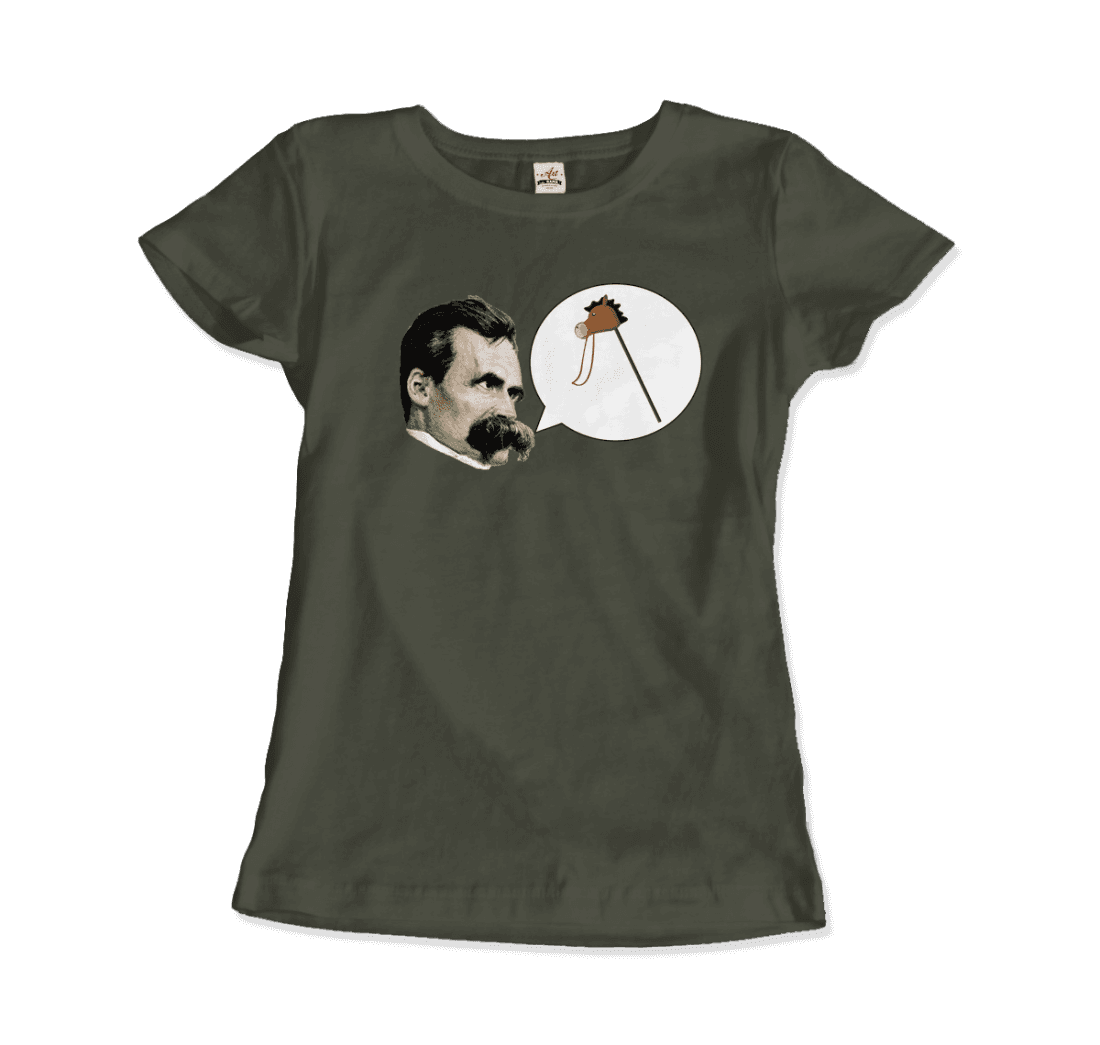 Friedrich Nietzche Turin Horse Comic Style T-Shirt