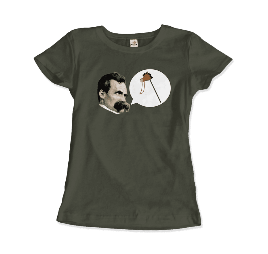 Friedrich Nietzche Turin Horse Comic Style T-Shirt