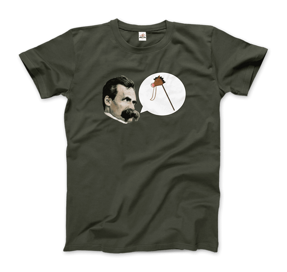 Friedrich Nietzche Turin Horse Comic Style T-Shirt
