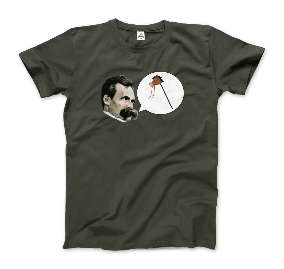 Friedrich Nietzche Turin Horse Comic Style T-Shirt