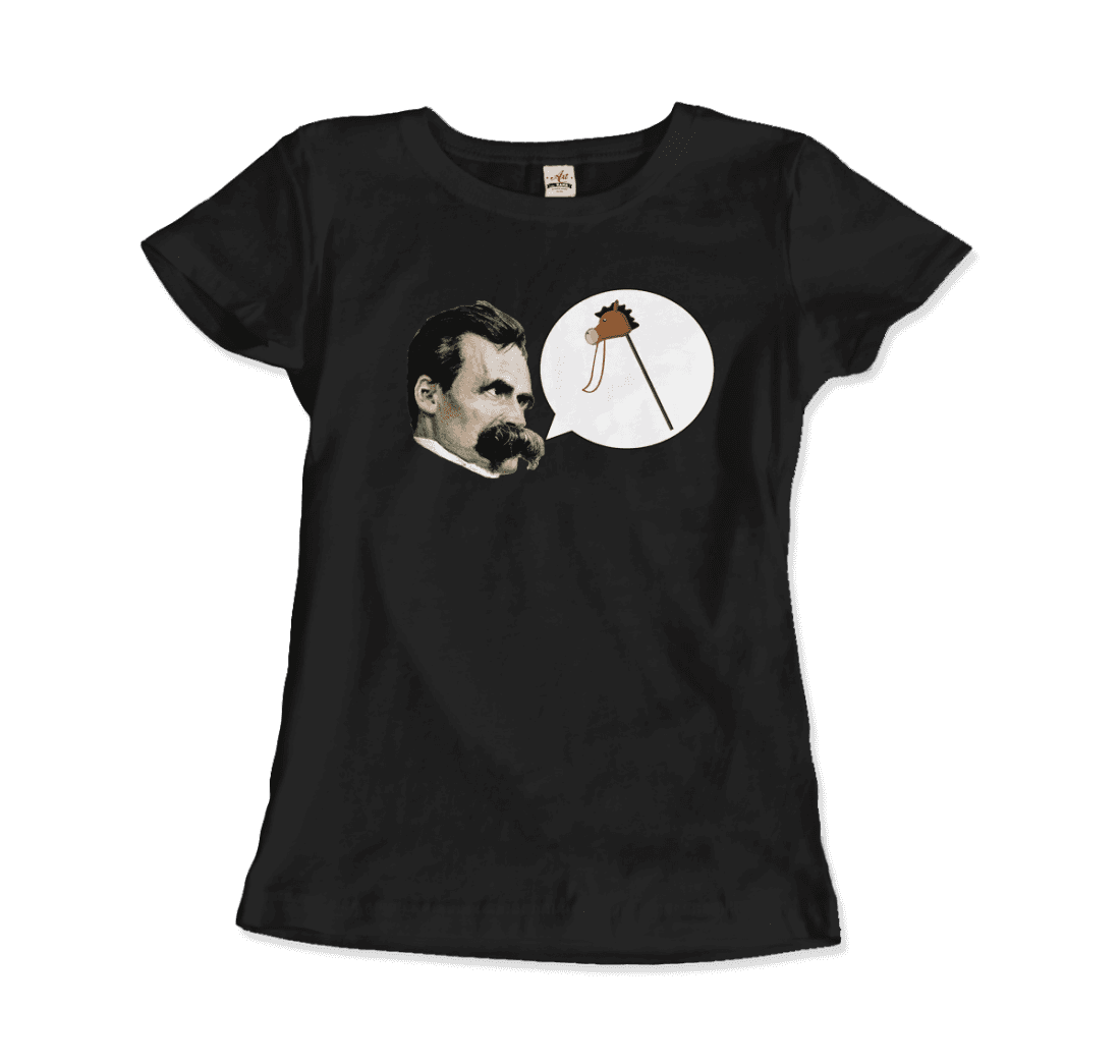 Friedrich Nietzche Turin Horse Comic Style T-Shirt