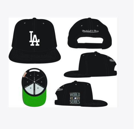 Los Los Angeles Dodgers - MLB 2020 World Series Top Spot Snapback Hat
