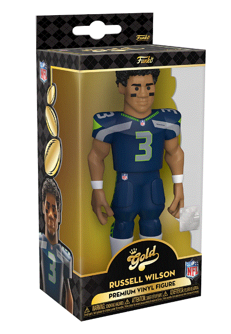Funko NFL: Seattle Seahawks - Russell Wilson 5" Vinyl Gold Figure (With Chase)